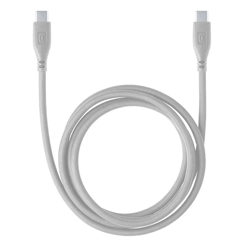 Cellularline Soft Cable – USB-C į USB-C laidas 1,2 m (pilkas)