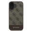 Guess 4G Bottom Stripe – dėklas iPhone 16 Plus (rudas)