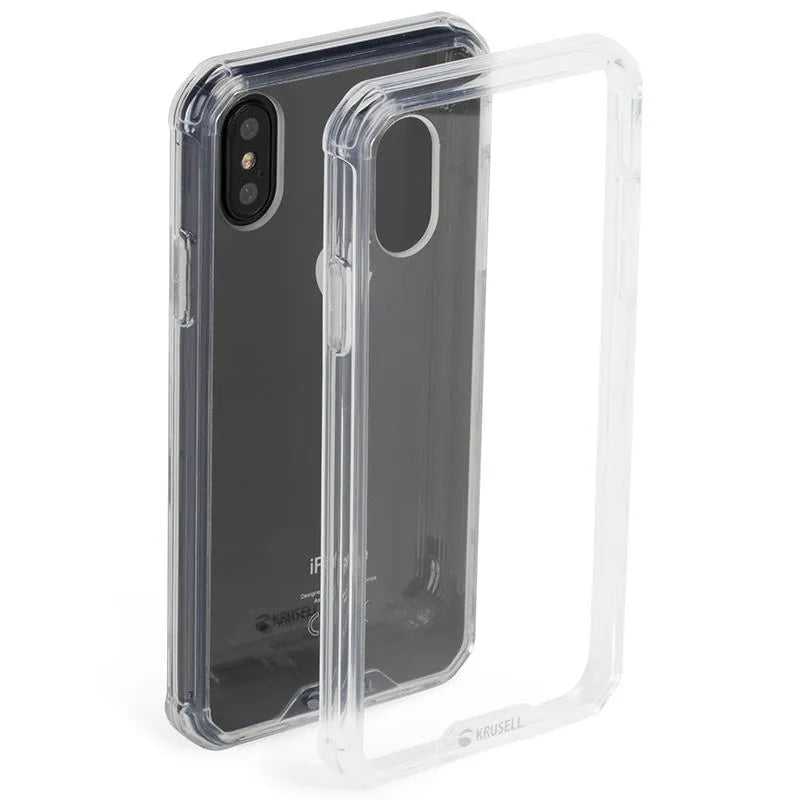 Krusell Kivik Pro dangtelis – dėklas iPhone X (skaidrus)