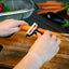 Alpina – 6 dalių INOX nerūdijančio plieno peilių rinkinys (juodas)