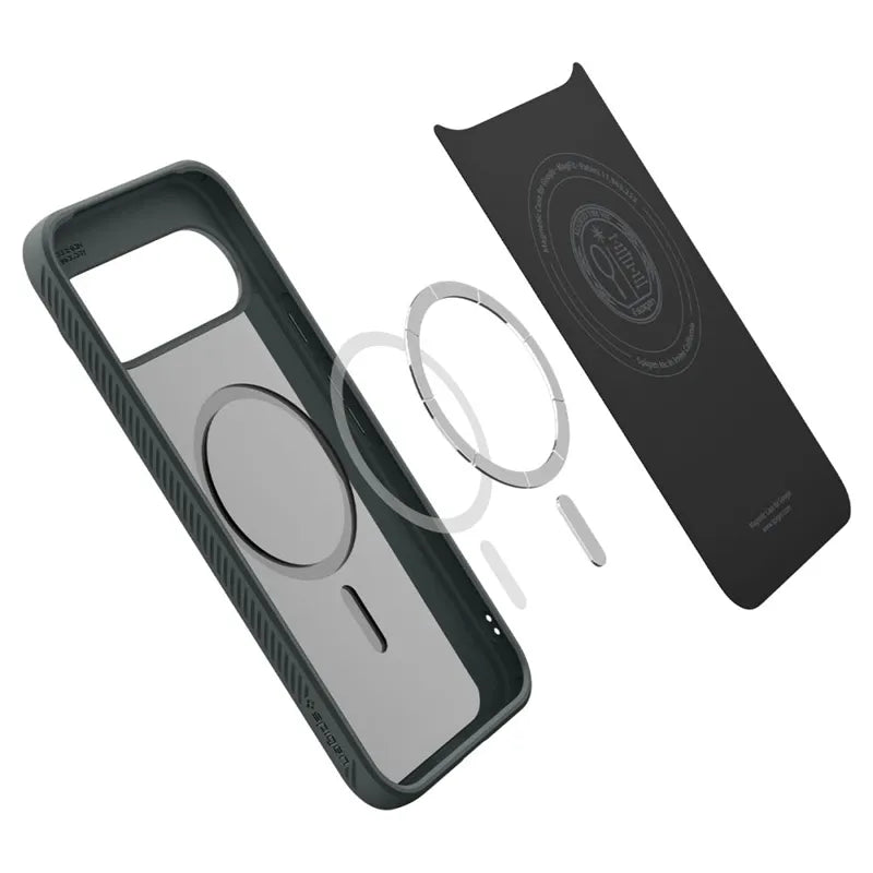 Spigen Liquid Air Mag MagSafe – dėklas Google Pixel 10 Pro XL (Abyss Green)
