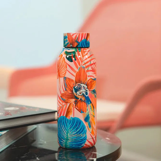 Quokka Solid – nerūdijančio plieno termo gertuvė, 510 ml (smėlio spalvos)