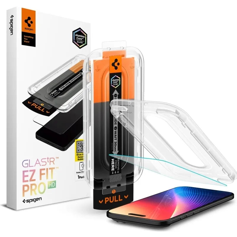 Spigen GLAS.TR EZ Fit Pro – grūdintas stiklas skirtas iPhone Air
