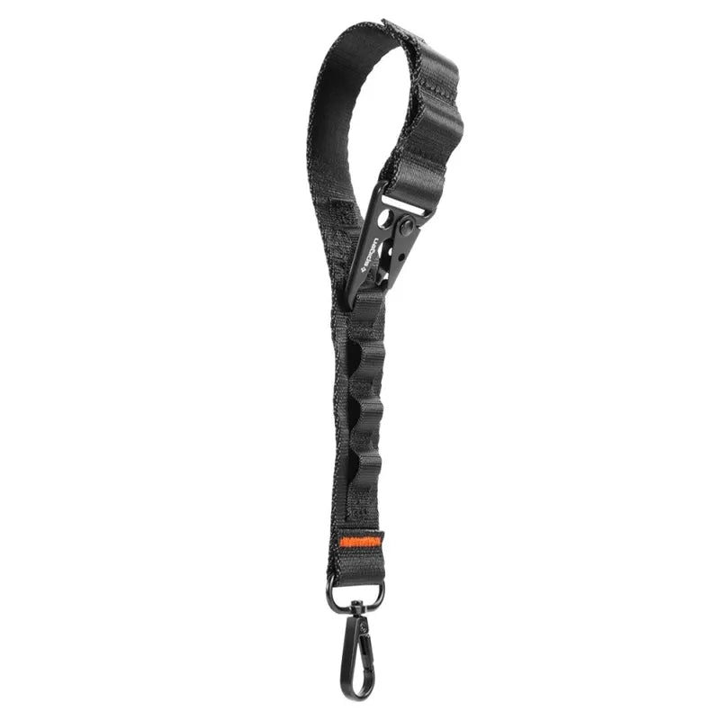 Spigen DA30M Lanyard Strap Crossbody – universalus telefono dirželis / virvelė (juodas)