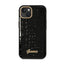 Guess Croco Collection – dėklas iPhone 14 Plus (juodas)