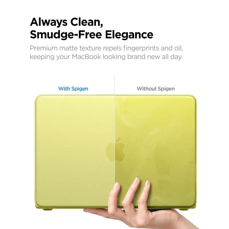 Spigen AirSkin – MacBook Neo dėklas (Frost Citrus)