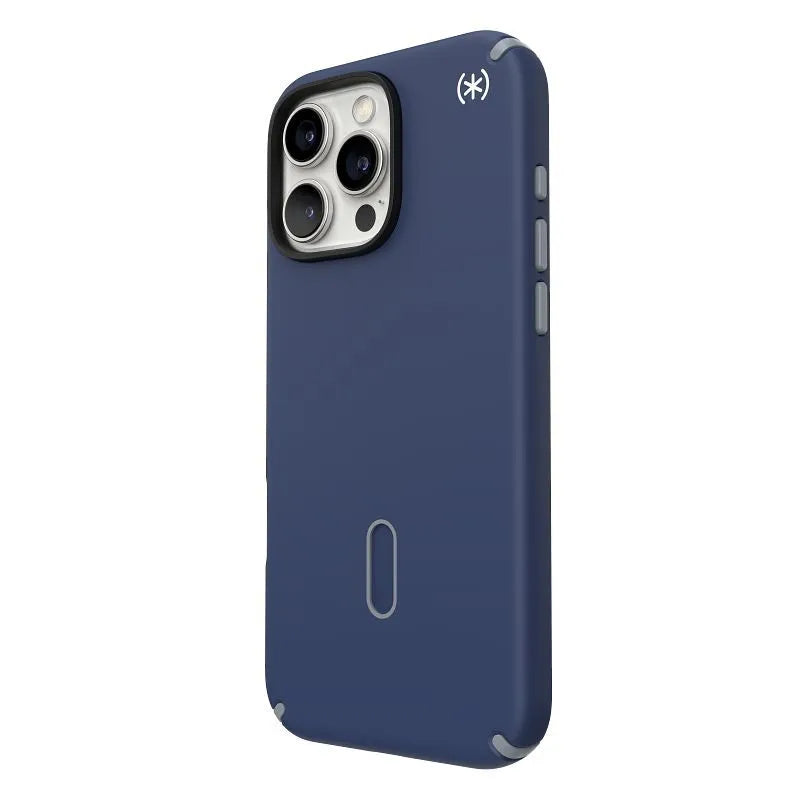Speck Presidio2 Pro ClickLock & MagSafe – dėklas iPhone 16 Pro Max (Coastal Blue / Dust Gray / White)