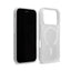 Crong Hybrid Matte Magnetic – MagSafe dėklas, skirtas iPhone 18 Pro / 17 Pro (baltas)