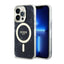 Guess Marble MagSafe – dėklas iPhone 14 Pro (juodas)
