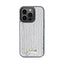 Guess Sequin Script Metal - Dėklas iPhone 14 Pro telefonui (sidabrinis)