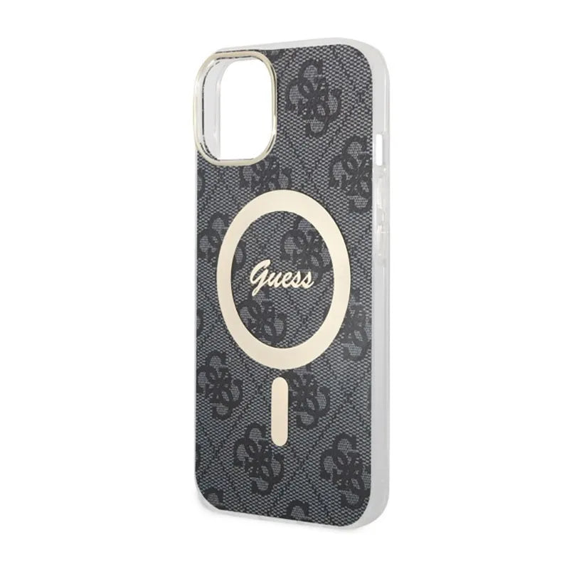 Guess 4G MagSafe – dėklas iPhone 14 (juodas)