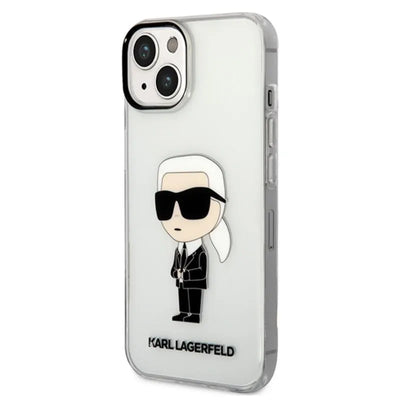 Karl Lagerfeld IML NFT Ikonik – dėklas iPhone 14 Plus (skaidrus)