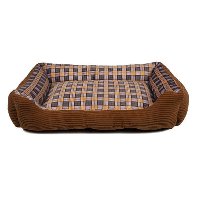 Minkšta lova sofa šuniui, 75 x 58 x 19 cm, L dydis (ruda)