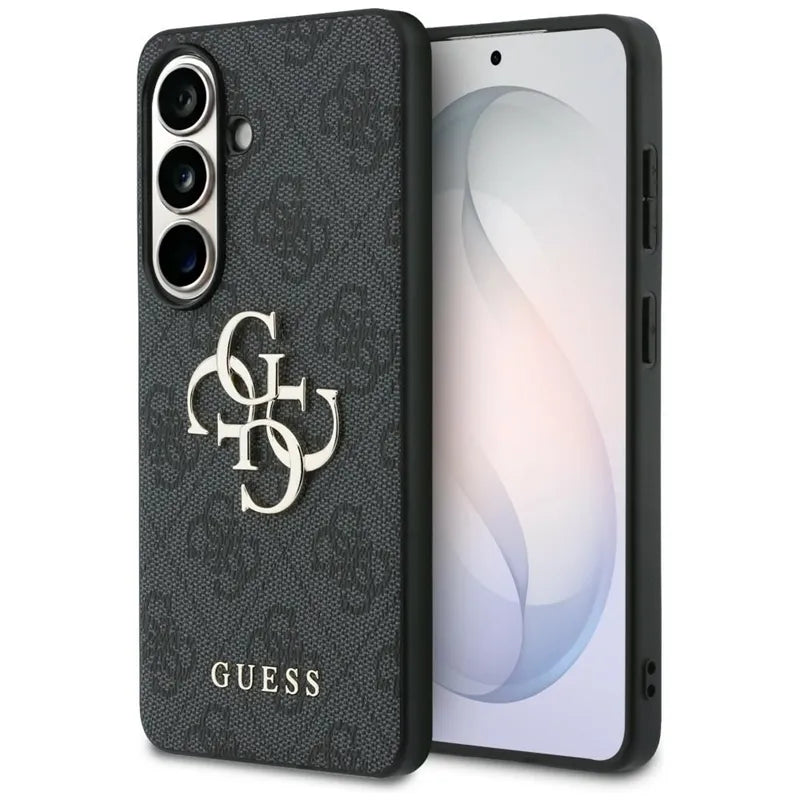 Guess 4G Big Metal Logo – Samsung Galaxy S26 dėklas (juodas)