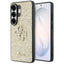 Guess Fixed Glitter Big 4G Metal Logo – Samsung Galaxy S26 Ultra dėklas (auksinis)