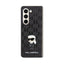 Karl Lagerfeld NFT Saffiano Monogram Ikonik Pin – dėklas Samsung Galaxy Z Fold 5 (juodas)