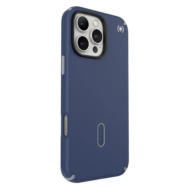 Speck Presidio2 Pro ClickLock & MagSafe – dėklas iPhone 16 Pro Max (Coastal Blue / Dust Gray / White)
