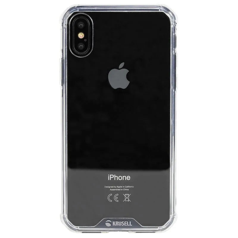 Krusell Kivik Pro dangtelis – dėklas iPhone X (skaidrus)