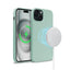 „Crong Color Cover Magnetic“ – „iPhone 15“ „MagSafe“ dėklas (mėtų spalvos)