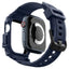 Spigen Rugged Armor Pro – dirželis su dėklu Apple Watch 10 46 mm (tamsiai mėlynas)