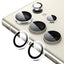 Crong Lens Ring – grūdintas stiklas Samsung Galaxy S24 Ultra kameros lęšiams (skaidrus)