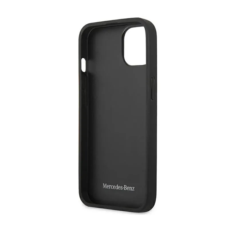 Mercedes Leather Urban Line – dėklas iPhone 14 Plus (raudonas)