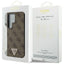 Guess 4G Triangle Strass – dėklas Samsung Galaxy S24 Ultra (ruda)