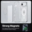 Crong Clear MAG Cover – MagSafe dėklas iPhone 17 Pro Max (skaidrus)
