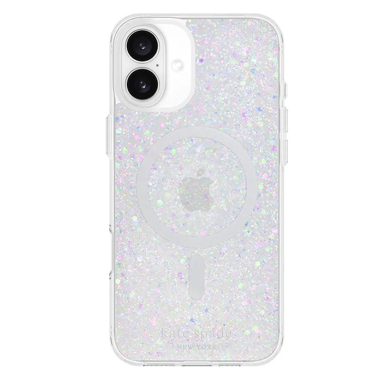 „Kate Spade New York“ apsauginis „MagSafe“ dėklas, skirtas „iPhone 16 Plus“ (stambūs blizgučiai)