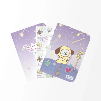 BT21 – A6 CHIMMY sąsiuvinių rinkinys (3 vnt.)
