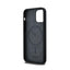 DKNY Liquid Silicone White Printed Logo MagSafe - Dėklas, skirtas iPhone 12 / iPhone 12 Pro (juodas)