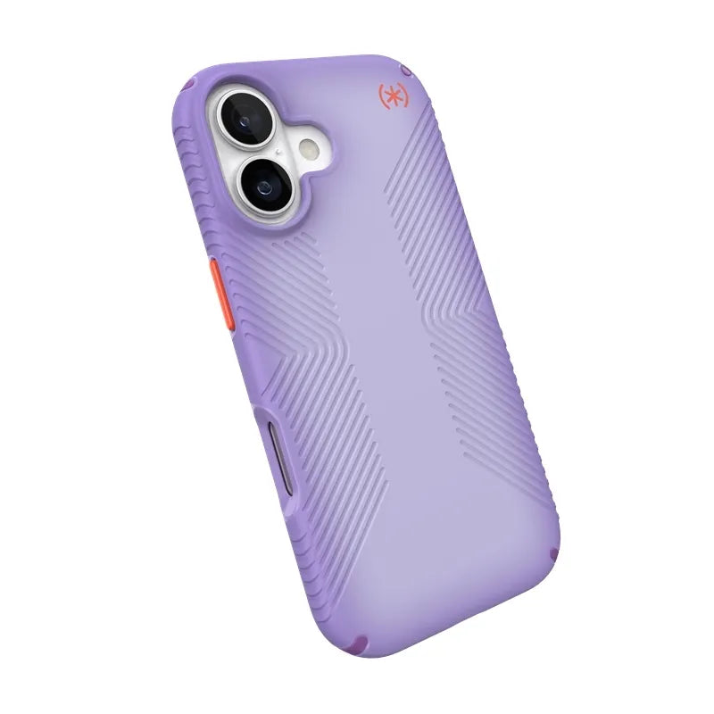 Speck Presidio Lux Grip MagSafe – dėklas iPhone 17 (Purple Fade/Magic Purple/New Poppy)
