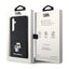 Karl Lagerfeld Saffiano Karl & Choupette Metal Pin – Samsung Galaxy S24 dėklas (juodas)