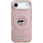Karl Lagerfeld IML Choupette Head Logo MagSafe – dėklas iPhone Air (rožinis)