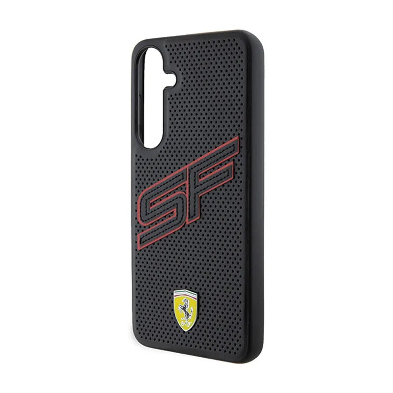 Ferrari Big SF Perforated – Samsung Galaxy S24 dėklas (juodas)