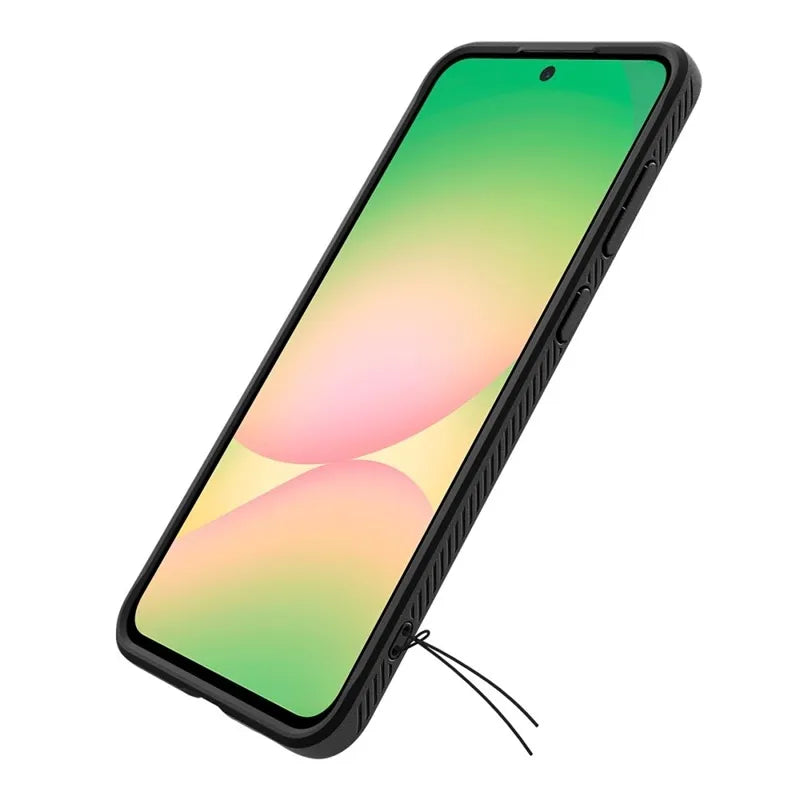 Spigen Rugged Armor - Dėklas Samsung Galaxy A56 5G (Matine juoda)