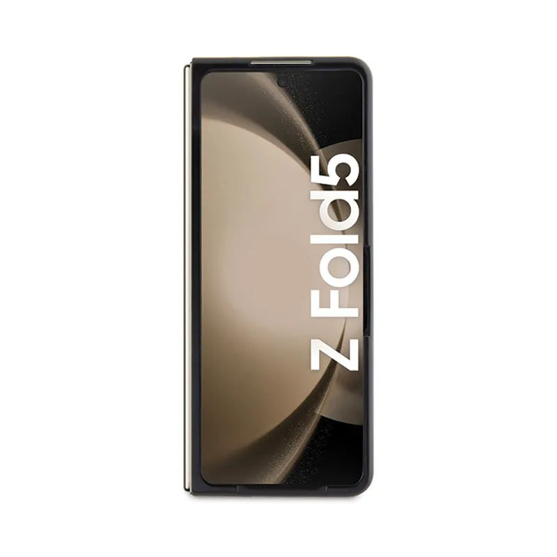 Karl Lagerfeld NFT Saffiano Monogram Ikonik Pin – dėklas Samsung Galaxy Z Fold 5 (juodas)