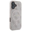 Guess 4G Ring Classic Logo MagSafe – dėklas, skirtas iPhone 16 (rožinis)