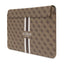 „Guess 4G Printed Stripes“ kompiuterio dėklas – 14" nešiojamojo kompiuterio krepšys (rudas)