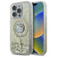 Hello Kitty Liquid Glitter Fever MagSafe - dėklas iPhone 16 Pro (balta/auksinė)