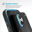 Speck Presidio2 Grip ClickLock & MagSafe dėklas – iPhone 16 Plus (juodas / skalūno pilkas / baltas)