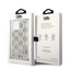 Karl Lagerfeld Monogram Liquid Glitter – dėklas, skirtas iPhone 14 Plus (sidabrinis)