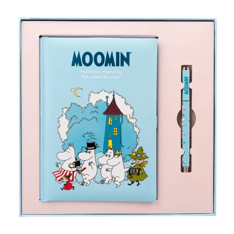 Moomins – Užrašų knygelė / A5 bloknotas su tušinuku