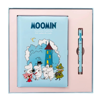 Moomins – Užrašų knygelė / A5 bloknotas su tušinuku