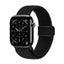 Crong Wave Band – pintas dirželis Apple Watch 44/45/46/49 mm (juodas)