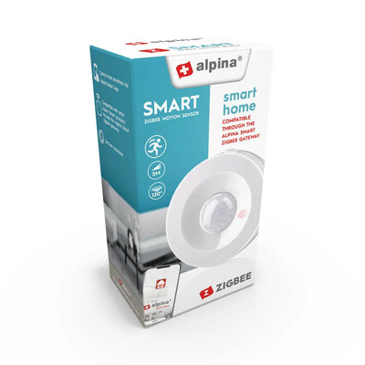 Alpina – išmanusis PIR judesio jutiklis Zigbee tinklui