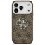 Guess 4G Big 4G Classic Logo - Dėklas iPhone 17 Pro (Ruda / Sidabrinė)