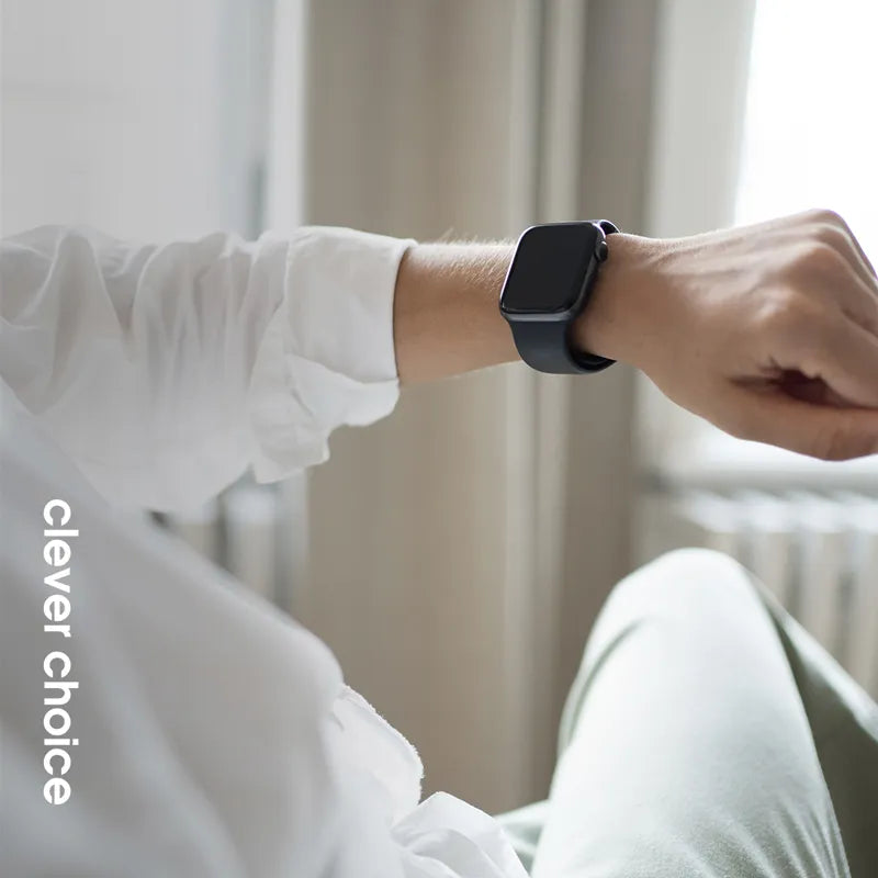 „Crong Liquid“ – „Apple Watch“ dirželis 38/40/41/42 mm (juodas)