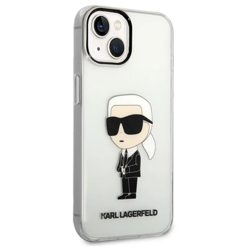 Karl Lagerfeld IML NFT Ikonik – dėklas iPhone 14 Plus (skaidrus)