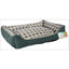 Minkšta gulto sofa šuniui 75 x 58 x 19 cm, dydis L (žalia)